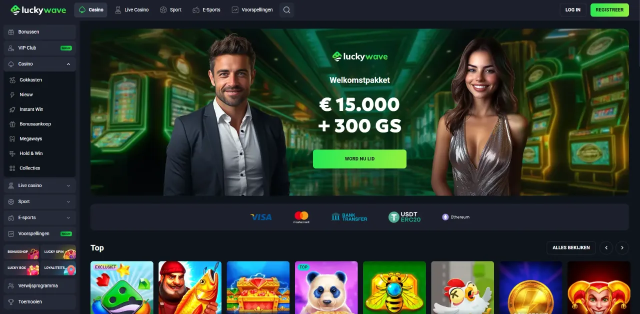 LuckyWave Casino – Officiële Site Nederland